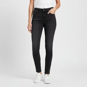 No Boundaries Women's Black High-Rise Skinny Jeans Size 15 Stretch Denim Casual‎